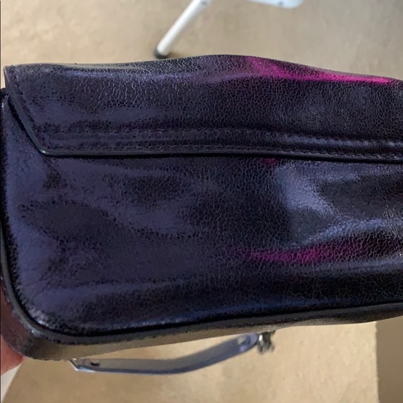 Tory Burch navy metallic mini bag. - Picture 6 of 8